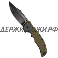 Нож Recon 1 Plain Clip Point CTS-XHP Blade, OD Green Handle Cold Steel складной CS_27TLCVG